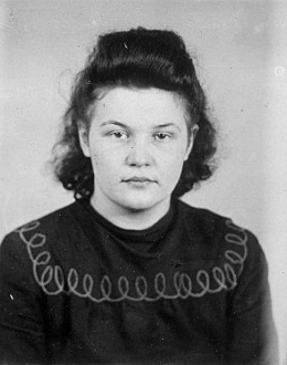 Zdjęcie więzienne Janiny Wasiłojć-Smoleńskiej „Jachny”/Instytut Pamięci Narodowej