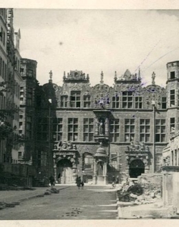 Building of the Armory visible from ul. Beer in Gdansk.