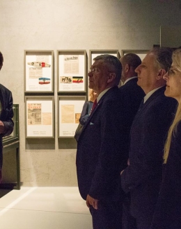 Delegacja Słowenii z wizytą w Muzeum II Wojny Światowej w Gdańsku 