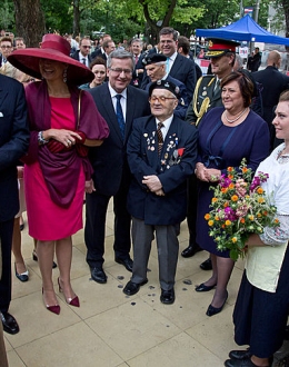 Presentation of the Liberation Route Europe project during the Dutch Royal Couple visit. Photo: Dominik Jagodziński