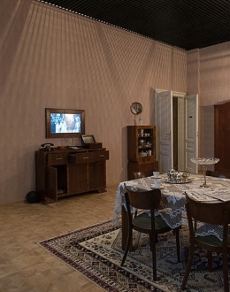 Mieszkanie warszawskiej rodziny, 5 września 1939 r. - część wystawy Muzeum dla dzieci "Podróż w czasie", fot. R. Jocher.