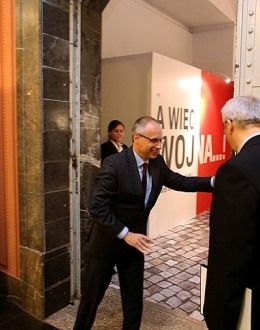 Opening of the exhibition “So it is war then…! The Experiences of civilians in 1939”. Photo: Cezary Aszkiełowicz