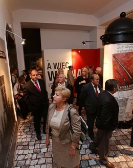 Opening of the exhibition “So it is war then…! The Experiences of civilians in 1939”. Photo: Cezary Aszkiełowicz