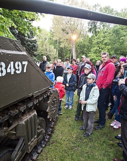 This year’s attraction was the presentation of a Sherman Firefly tank, one of our Museum exhibits. Photo: Dominik Jagodziński