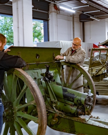 Field gun model 1902 now in the collection of the Museum of The Second World War!