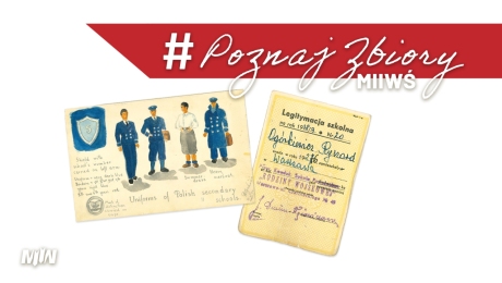 CYKL #POZNAJZBIORYM2WŚ - Legitymacja z Prywatnej Koedukacyjnej Szkoły Powszechnej Rodziny Wojskowej w Warszawie na rok szkolny 1938/39