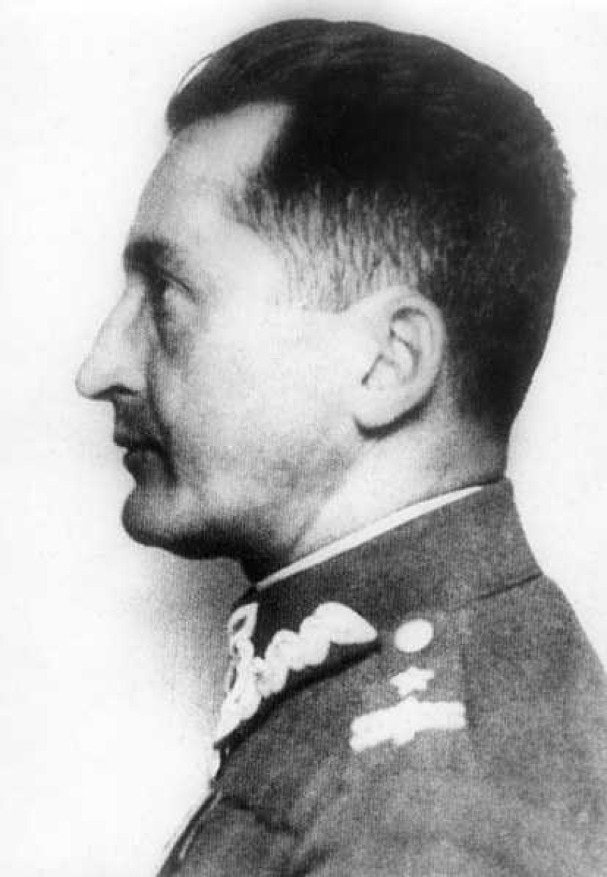 Fot. August Emil Fieldorf „Nil” w mundurze majora Wojska Polskiego, zdjęcie sprzed 1932 r. (domena publiczna)