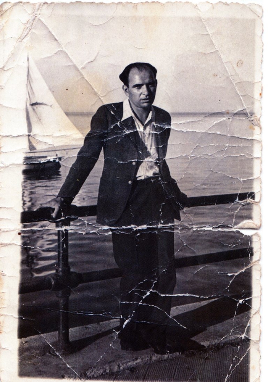 Zdjęcie  przedstawiające Szmula Walerschtein , jednego z 6 Żydów ukrywanych przez rodzinę Joniuk. Ze zbiorów MIIWŚ