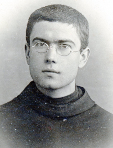 Ojciec Maksymilian Maria Kolbe w czasach studenckich, Rzym 1919 (Archiwum w Niepokalanowie)