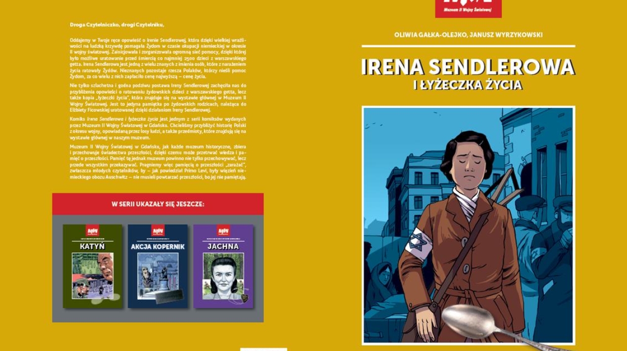 Komiks dla dzieci "Irena Sendlerowa i łyżeczka życia"