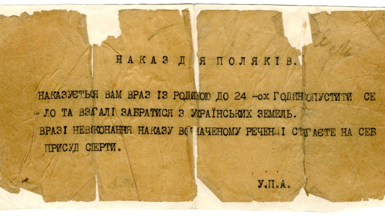 Odezwa 9 lutego 1943 r. Fot. Mikołaj Bujak