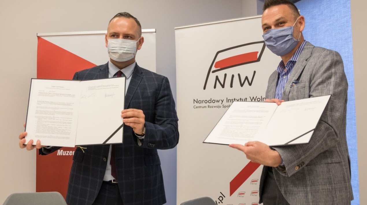dr Karol Nawrocki i Wojciech Kaczmarczyk/fot. M2WS