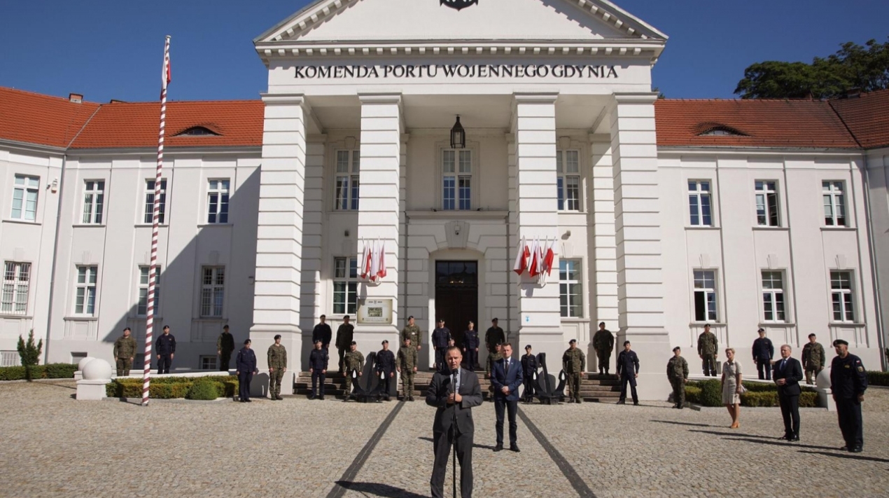 Konferencja prasowa w sprawie organizacji obchodów 81. rocznicy wybuchu II wojny światowej na Westerplatte