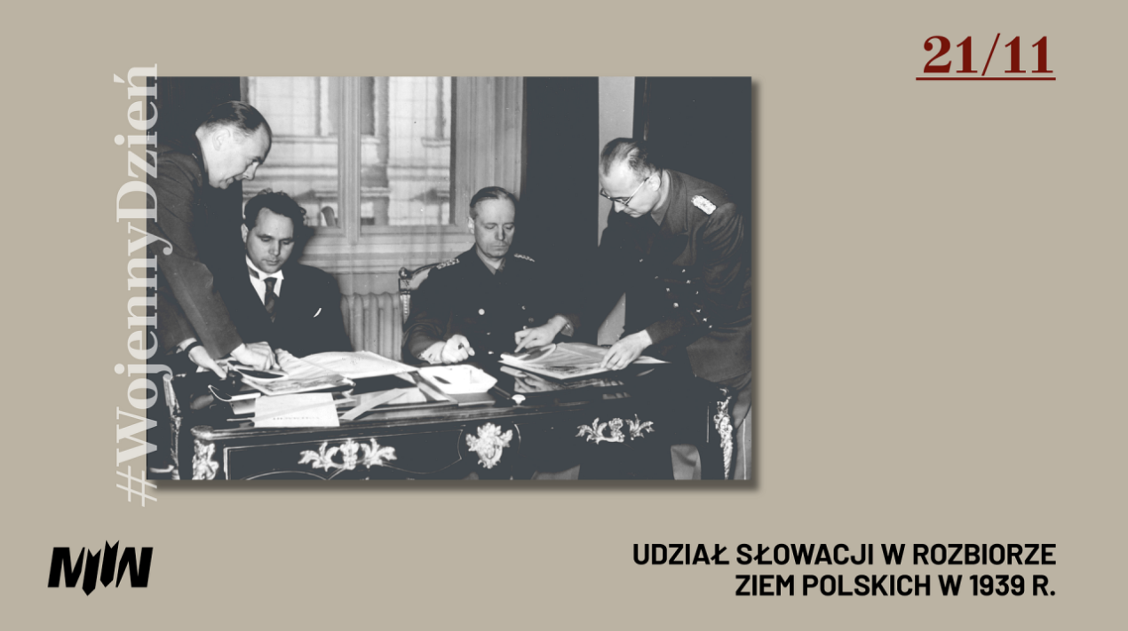 #WojennyDzień - Udział Słowacji w rozbiorze ziem polskich w 1939 r.