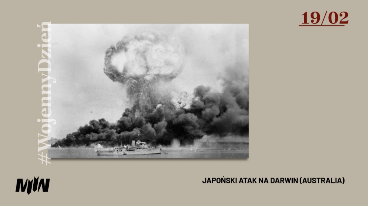 #WojennyDzień - Japoński atak na Darwin (Australia)