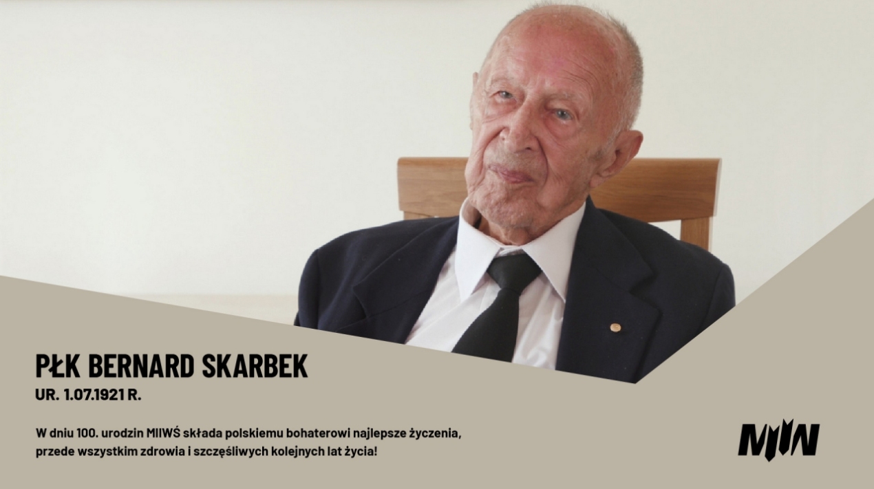 Pułkownik Bernard Skarbek obchodzi 100. urodziny