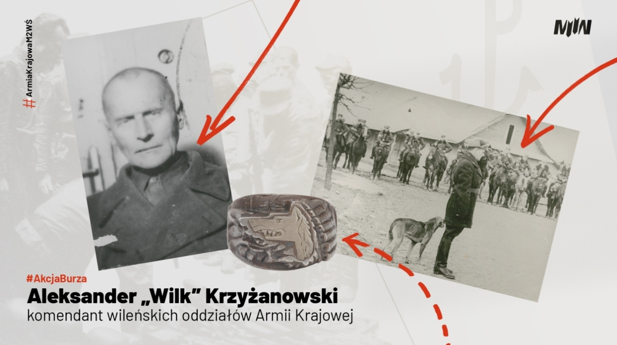 #AkcjaBurza Aleksander „Wilk” Krzyżanowski – komendant wileńskich oddziałów Armii Krajowej #ArmiaKrajowaM2WŚ