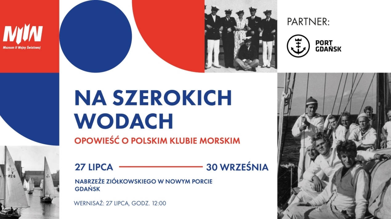 100 rocznica powstania Polskiego Klubu Morskiego (PKM) - wernisaż wystawy plenerowej (27/07)