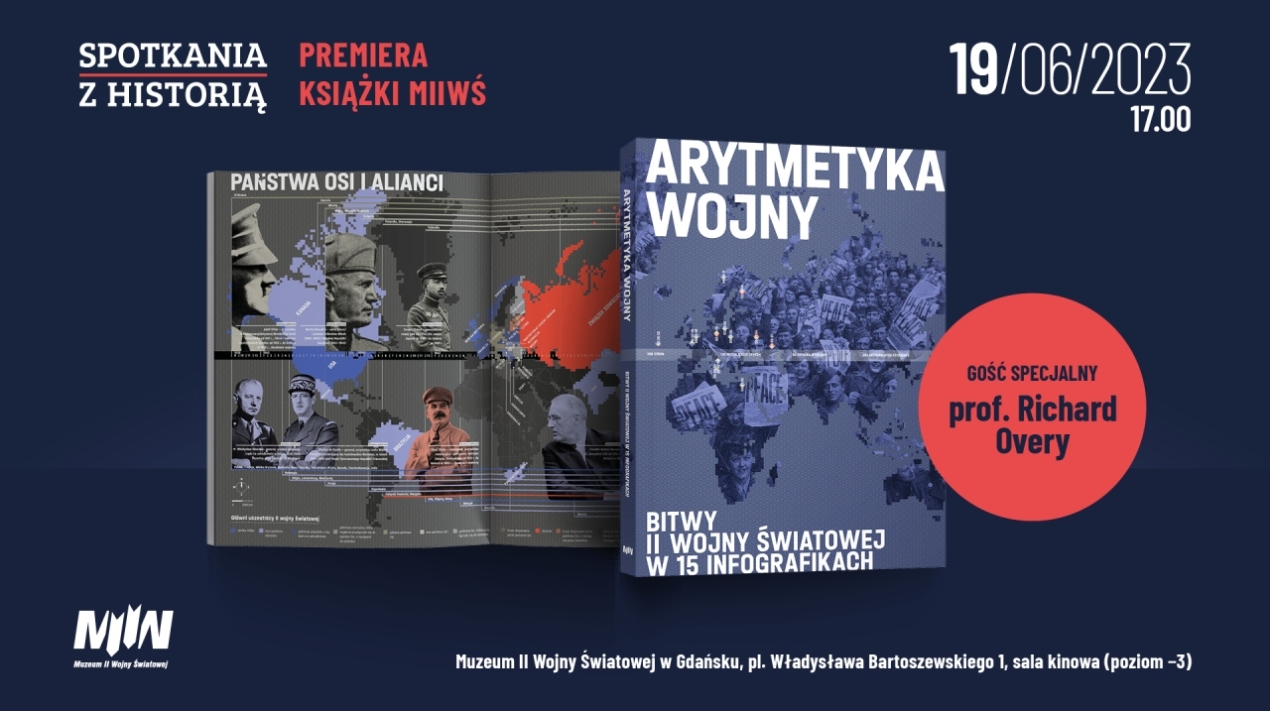 Spotkania z Historią: Promocja książki „Arytmetyka wojny. Bitwy II wojny światowej w 15 infografikach”