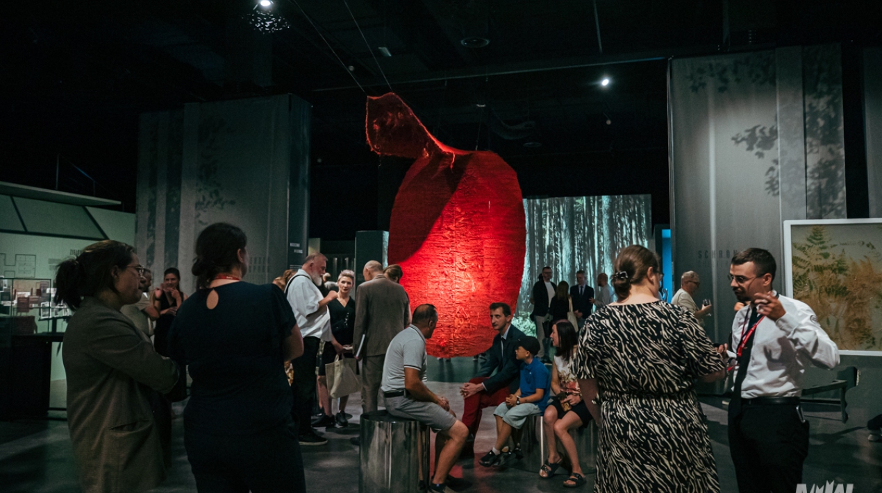 the opening of the temporary exhibition: Forest. A shelter  for victims