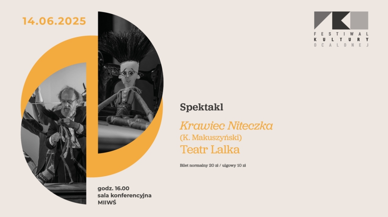 FKO: Spektakl rodzinny „Krawiec Niteczka” (Kornel Makuszyński)