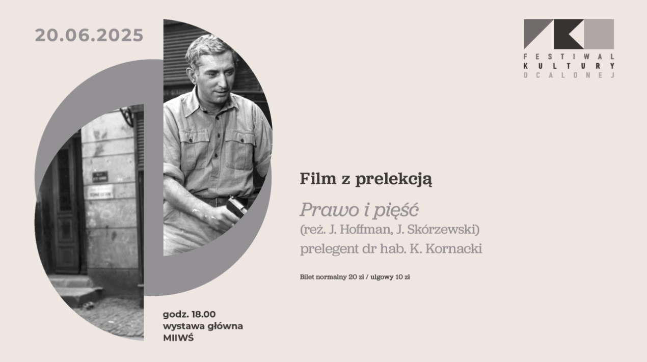 FKO: Pokaz filmu „Prawo i Pięść” (reż. Jerzy Hoffman, Edward Skórzewski) z prelekcją filmoznawcy