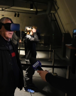 Pokaz VR „Wirtualny spacer po Westerplatte”. Fot. R. Jocher