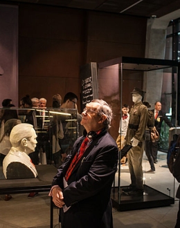 Professor Norman Davies at the opening of the exhibition. Photo: Roman Jocher.
