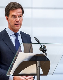 Opening of the exhibition "Routes of Liberation". Dutch Prime Minister Mark Rutte. Photo:©Jan Van de Vel/Liberation Route Europe Foundation