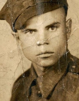 Zdjęcie Michała Michułki z czasów służby w wojsku
