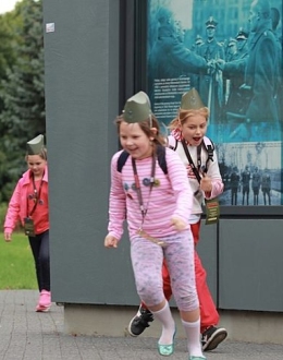 Outdoor educational game "Westerplatte - find a key to its history!". Photo: Roman Jocher