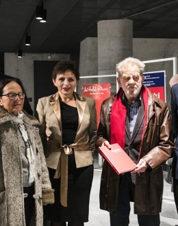 Eröffnung der Plakatausstellung "Captain Pilecki - Unzerstörbarer Held. Auschwitz-Bericht "