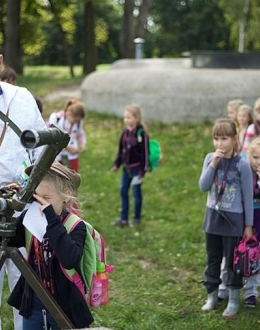 Outdoor educational game "Westerplatte - find a key to its history!". Photo: Roman Jocher