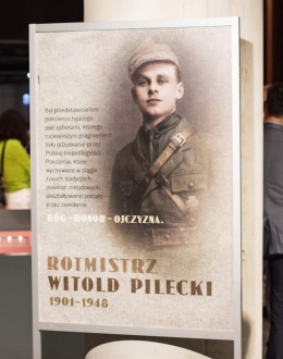 The opening of the exhibition "Rotmistrz Witold Pilecki 1901-1948"