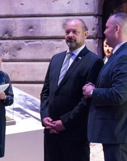 Delegacja Słowenii z wizytą w Muzeum II Wojny Światowej w Gdańsku 