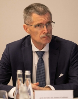 prof. dr. hab. inż. Janusz Cieśliński - prorektor ds. organizacji Politechniki Gdańskiej, fot. M. Bujak