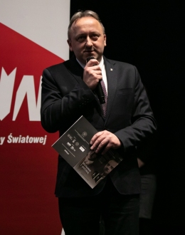 dr Karol Polejowski (MIIWS) - Gdańska premiera książki „Ignacy Matuszewski. Pisma wybrane”, fot. M. Bujak