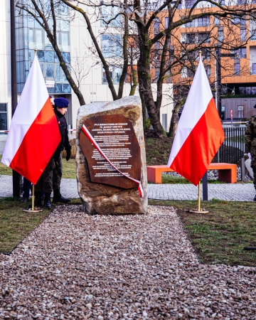 Przy M2WŚ odsłonięto tablicę upamiętniającą ppłk. Mariana Chodackiego