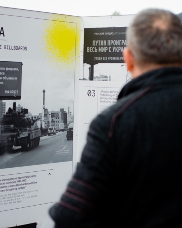 Wystawa plenerowa przed MIIWŚ: "Kijów 2022. Raport z jednego dnia"