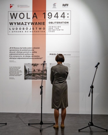 OPENING OF THE EXHIBITION "WOLA 1944: ERASURE. GENOCIDE AND THE REINEFARTH CASE"