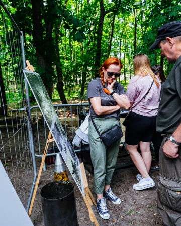 On the second day, visitors in the ‘Fort’ area, where excavations were being conducted, could listen to archaeologists talk about the specifics of the research team's work and the artifacts recovered