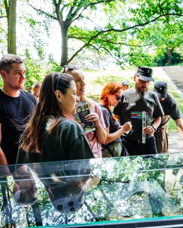 On the second day, visitors in the ‘Fort’ area, where excavations were being conducted, could listen to archaeologists talk about the specifics of the research team's work and the artifacts recovered