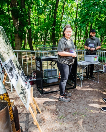 On the second day, visitors in the ‘Fort’ area, where excavations were being conducted, could listen to archaeologists talk about the specifics of the research team's work and the artifacts recovered