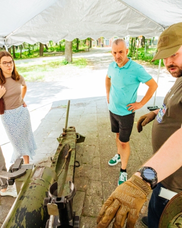 On the second day, visitors in the ‘Fort’ area, where excavations were being conducted, could listen to archaeologists talk about the specifics of the research team's work and the artifacts recovered