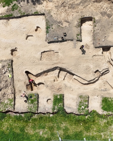 Wykopy przy placówce „Fort”