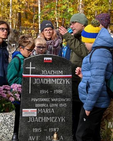 Akcja na Cmentarzu Witomińskim w Gdyni