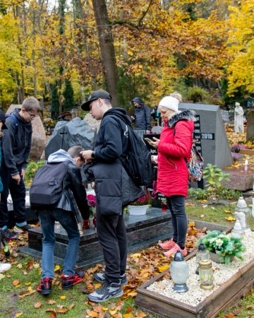 Akcja na Cmentarzu Centralnym Srebrzysko w Gdańsku