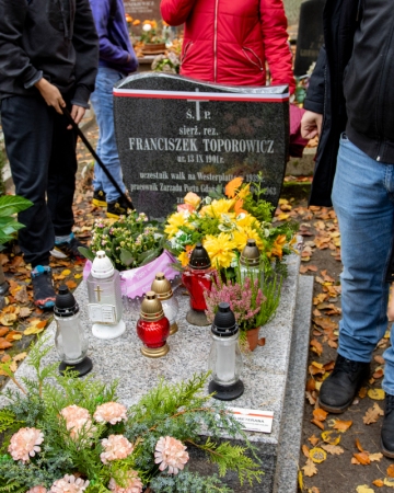 Akcja na Cmentarzu Centralnym Srebrzysko w Gdańsku