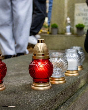 Akcja na Cmentarzu Centralnym Srebrzysko w Gdańsku