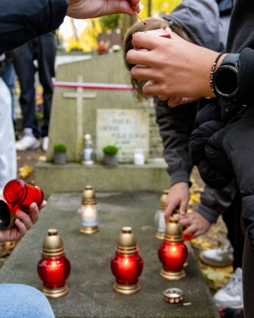 Akcja na Cmentarzu Centralnym Srebrzysko w Gdańsku